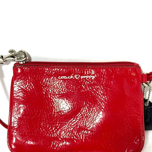 Coach Red Floral Wristlet - Picture 3 of 3